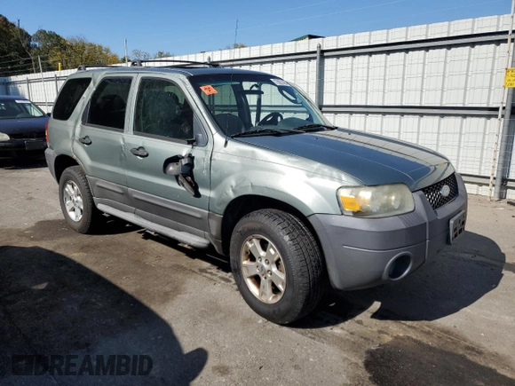 2006 Ford Escape XLT with VIN 1FMYU03Z16KB00067, listed as a Copart auction lot 75921424 with 0 mi miles and Salvage Title. Bid and sale history available at carsss.com. Image 4.