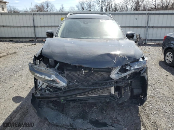 2017 Nissan Rogue SL with VIN 5N1AT2MV7HC741717, listed as a Copart auction lot 49799745 with 75,073 mi miles and Salvage Title. Bid and sale history available at carsss.com. Image 5.