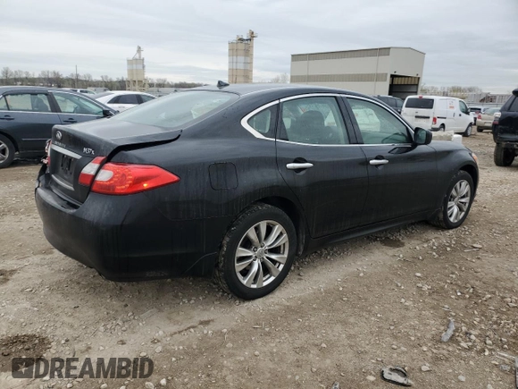 2012 Infiniti M z VIN JN1BY1AR2CM395917, wystawiony jako Copart lot #51213005 z przebiegiem 89 574 mil mil oraz Szkoda całkowita • Salvage title. Historia ofert i sprzedaży dostępna na DreamBid. Obrazek 3.