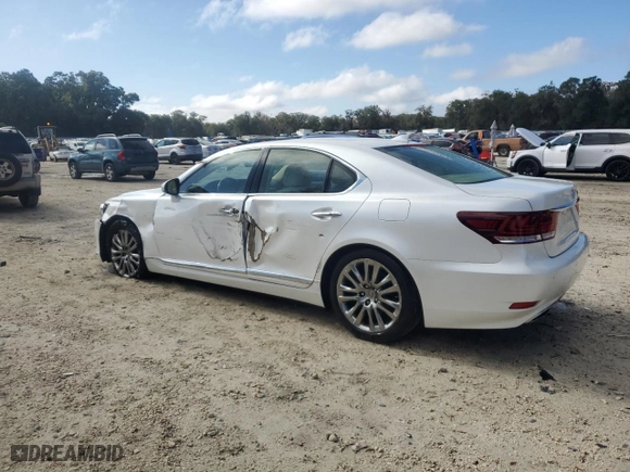 2017 Lexus LS with VIN JTHBL5EF2H5146388, listed as a Copart auction lot 84803954 with 43,444 mi miles and Salvage Title. Bid and sale history available at carsss.com. Image 2.