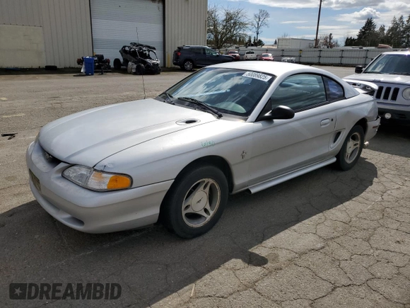 1998 Ford Mustang with VIN 1FAFP4041WF104623, listed as a Copart auction lot 50089825 with 189,313 mi miles and Salvage title. Bid and sale history available at DreamBid. Image 1.