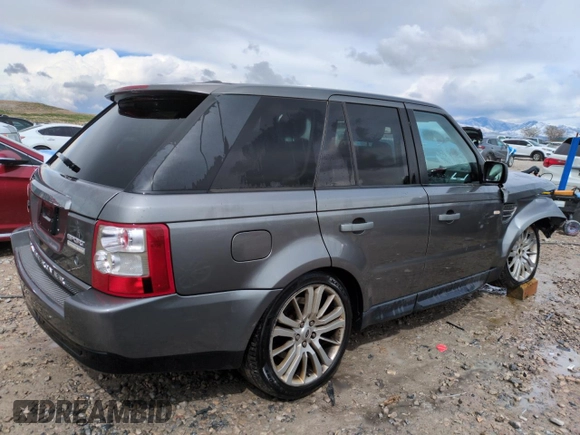 2009 Land Rover Range Rover Sport SC with VIN SALSH234X9A203795, listed as a Copart auction lot 51610875 with 168,112 mi miles and Salvage Title. Bid and sale history available at DreamBid. Image 3.