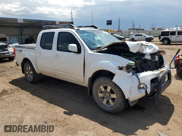 2011 Nissan Frontier Pro-4X with VIN 1N6AD0EV5BC406965, listed as a Copart auction lot 59335675 with 168,296 mi miles and Salvage title. Bid and sale history available at DreamBid. Image 4.
