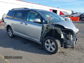 2014 Toyota Sienna LE with VIN 5TDJK3DC4ES088768, listed as a IAAI auction lot 41473251 with 100,512 mi miles. Bid and sale history available at carsss.com. Image 1.