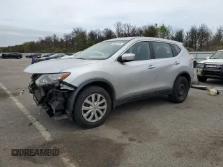 2015 Nissan Rogue SV z VIN KNMAT2MV8FP561477, wystawiony jako Copart lot #56667525 z przebiegiem 57 407 mil mil oraz Szkoda całkowita • Salvage title. Historia ofert i sprzedaży dostępna na DreamBid. Obrazek 1.