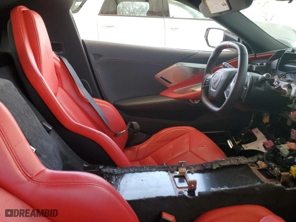 2023 Chevrolet Corvette 2LT with VIN 1G1YB2D42P5111354, listed as a Copart auction lot 66573664 with 0 mi miles and Salvage Title. Bid and sale history available at carsss.com. Image 10.