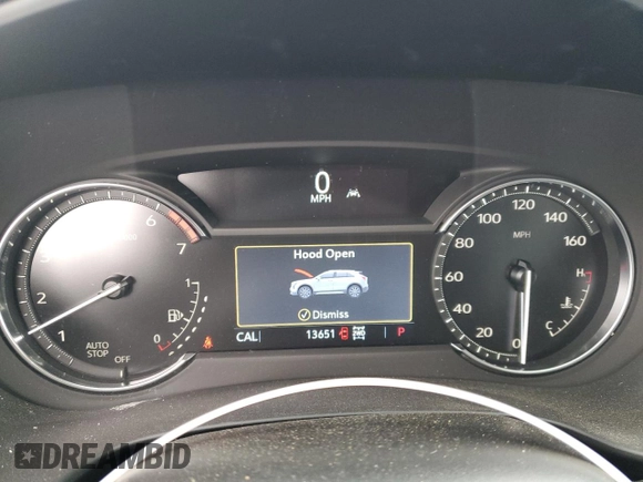 2023 Cadillac XT4 AWD Premium Luxury with VIN 1GYFZDR45PF200550, listed as a Copart auction lot 49917505 with 13,651 mi miles and Non repairable. Bid and sale history available at DreamBid. Image 9.