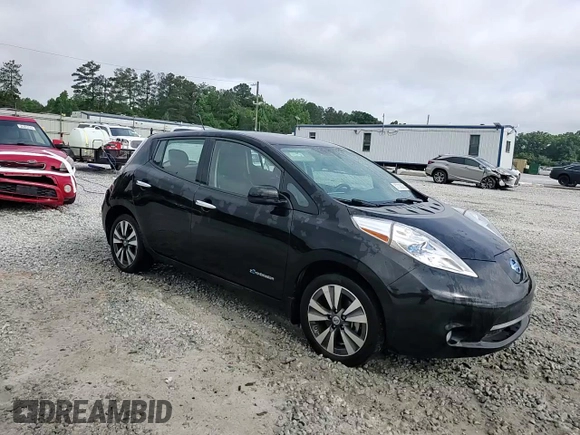 2013 Nissan LEAF SV with VIN 1N4AZ0CP1DC408729, listed as a Copart auction lot 57036265 with 72,881 mi miles and Salvage title. Bid and sale history available at DreamBid. Image 13.