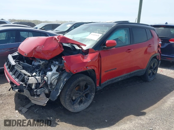 2019 Jeep Compass Altitude z VIN 3C4NJDBB3KT806607, wystawiony jako IAAI lot #41402626 z przebiegiem Nie podano mil oraz . Historia ofert i sprzedaży dostępna na DreamBid. Obrazek 17.