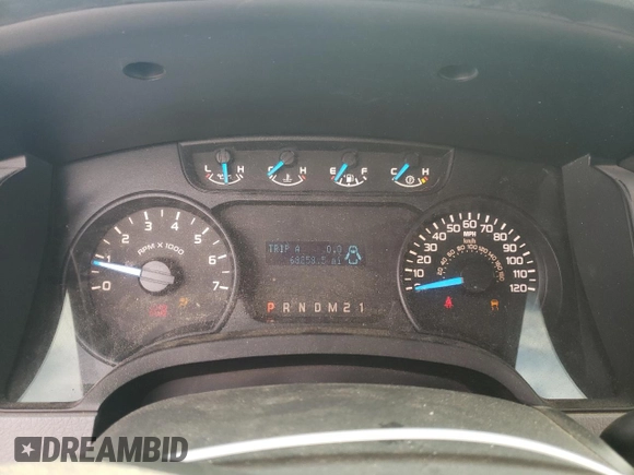 2013 Ford F-150 XL with VIN 1FTMF1EFXDFB80061, listed as a Copart auction lot 72508294 with 68,258 mi miles and Salvage Title. Bid and sale history available at DreamBid. Image 9.
