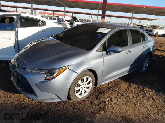 2021 Toyota Corolla LE with VIN 5YFEPMAE0MP248506, listed as a IAAI auction lot 41506177 with 108,250 mi miles. Bid and sale history available at carsss.com. Image 16.