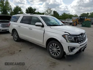 2018 Ford Expedition Max Limited with VIN 1FMJK2AT0JEA67068, listed as a Copart auction lot 58620195 with 79,647 mi miles and Salvage title. Bid and sale history available at DreamBid. Image 4.