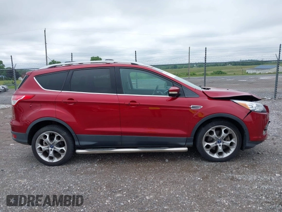 2013 Ford Escape Titanium with VIN 1FMCU9J94DUC07522, listed as a IAAI auction lot 42365124 with 61,168 mi miles and . Bid and sale history available at DreamBid. Image 13.