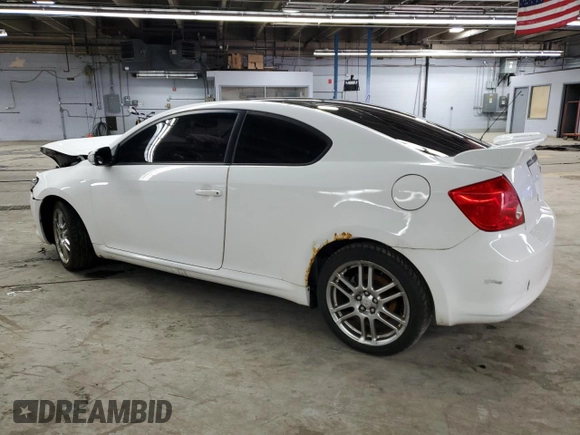 2006 Scion tC with VIN JTKDE167960140708, listed as a Copart auction lot 49496445 with 163,830 mi miles and Salvage Title. Bid and sale history available at carsss.com. Image 2.