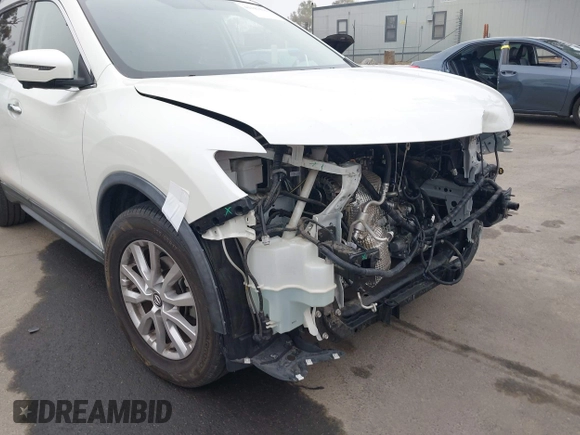 2018 Nissan Rogue SV with VIN KNMAT2MT7JP593232, listed as a IAAI auction lot 42141416 with 34,373 mi miles and . Bid and sale history available at carsss.com. Image 19.