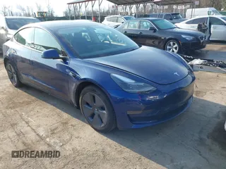 2023 Tesla Model 3 with VIN 5YJ3E1EA1PF655558, listed as a IAAI auction lot 41668827 with 68,778 mi miles. Bid and sale history available at carsss.com. Image 1.