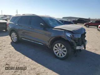 2022 Ford Explorer Limited with VIN 1FMSK7FHXNGA71290, listed as a Copart auction lot 49538665 with 46,749 mi miles and Salvage Title. Bid and sale history available at carsss.com. Image 4.