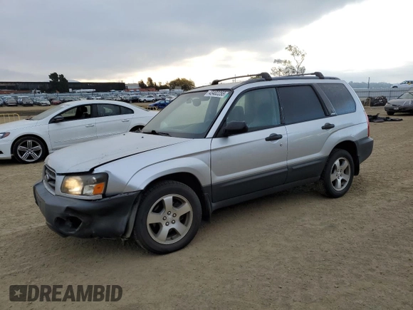 2003 Subaru Forester X with VIN JF1SG63643H733140, listed as a Copart auction lot 43402255 with 256,942 mi miles and Salvage Title. Bid and sale history available at carsss.com. Image 1.