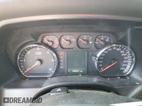 2014 Chevrolet Silverado 1500 Work Truck with VIN 3GCUKPEH8EG224221, listed as a Copart auction lot 50973775 with 188,961 mi miles and Salvage Title. Bid and sale history available at DreamBid. Image 9.
