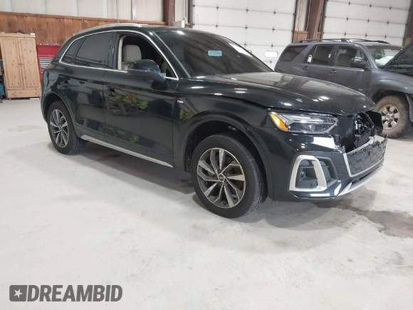 2024 Audi Q5 S line Premium with VIN WA1GAAFY8R2022421, listed as a IAAI auction lot 41918026 with 22,333 mi miles and . Bid and sale history available at DreamBid. Image 1.