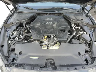 2019 Infiniti Q50 3.0t LUXE with VIN JN1EV7AR8KM551823, listed as a Copart auction lot 53848665 with 34,705 mi miles and Salvage Title. Bid and sale history available at carsss.com. Image 11.
