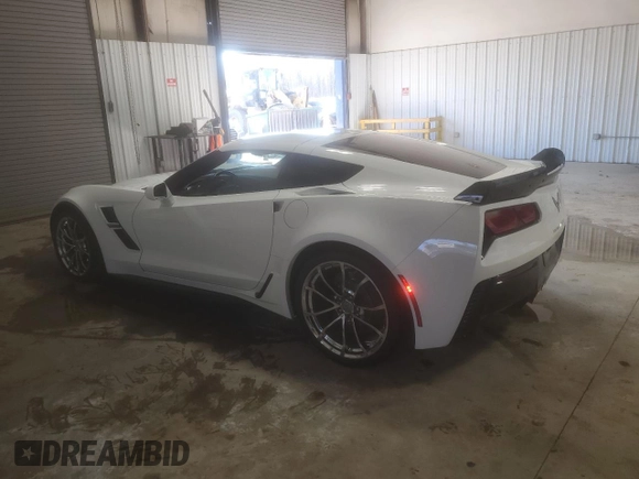 2017 Chevrolet Corvette Grand Sport 2LT with VIN 1G1YY2D77H5101557, listed as a Copart auction lot 82720374 with 8,735 mi miles and Salvage Title. Bid and sale history available at carsss.com. Image 2.