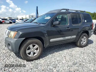 2011 Nissan Xterra S with VIN 5N1AN0NU3BC523446, listed as a Copart auction lot 59960105 with 99,648 mi miles and Salvage title. Bid and sale history available at DreamBid. Image 1.