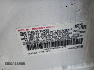 2009 Mitsubishi Outlander SE z VIN JA4MT31W69Z001475, wystawiony jako Copart lot #74098814 z przebiegiem 142 351 mil mil oraz Szkoda całkowita • Salvage title. Historia ofert i sprzedaży dostępna na DreamBid. Obrazek 13.