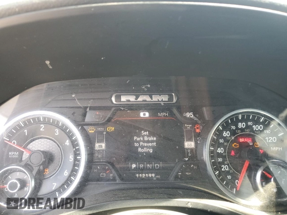 2022 Ram 1500 Big Horn z VIN 1C6RRFBG2NN423920, wystawiony jako Copart lot #50741045 z przebiegiem 112 199 mil mil oraz Szkoda całkowita • Salvage title. Historia ofert i sprzedaży dostępna na DreamBid. Obrazek 9.