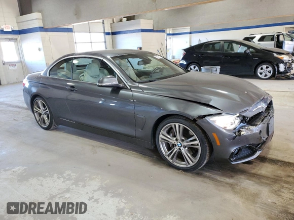 2016 BMW 4 Series 435i with VIN WBA3T3C54G5A42195, listed as a Copart auction lot 85067364 with 57,070 mi miles and Salvage title. Bid and sale history available at DreamBid. Image 4.