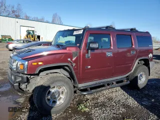 2007 Hummer H2 SUV with VIN 5GRGN23U17H102573, listed as a Copart auction lot 87509815 with 182,993 mi miles and Salvage Title. Bid and sale history available at carsss.com. Image 1.