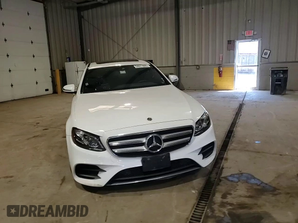 2018 Mercedes-Benz E 300 with VIN WDDZF4JB7JA314257, listed as a Copart auction lot 54071805 with 76,658 mi miles and Salvage title. Bid and sale history available at DreamBid. Image 13.