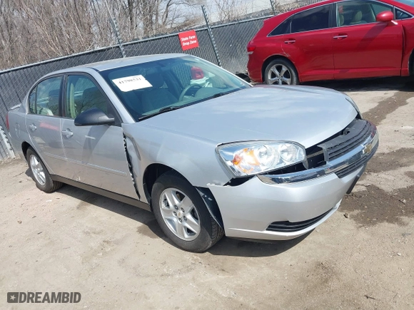 2005 Chevrolet Malibu LS with VIN 1G1ZT52855F262950, listed as a IAAI auction lot 41798531 with 56,722 mi miles. Bid and sale history available at carsss.com. Image 1.