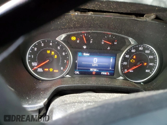 2021 Chevrolet Blazer LT with VIN 3GNKBJRS8MS572047, listed as a Copart auction lot 55783135 with 96,744 mi miles and Salvage title. Bid and sale history available at DreamBid. Image 9.