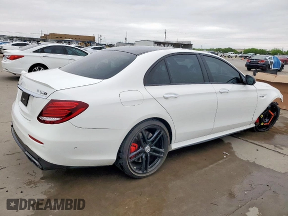 2018 Mercedes-Benz E 63 S AMG with VIN WDDZF8KB8JA254169, listed as a Copart auction lot 50769985 with 111,984 mi miles and Salvage Title. Bid and sale history available at DreamBid. Image 3.