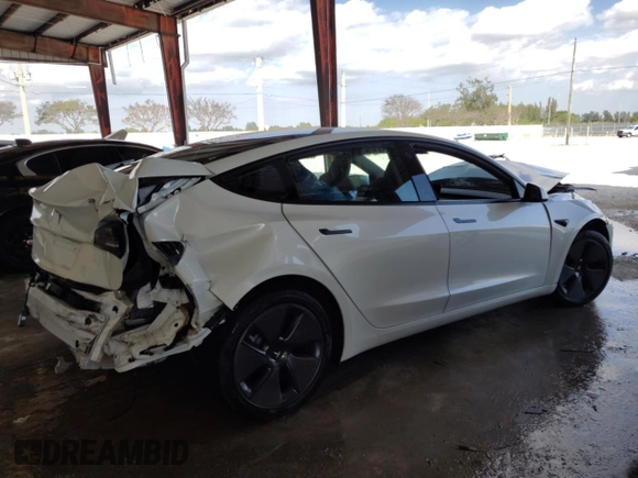 2023 Tesla Model 3 with VIN 5YJ3E1EA3PF515480, listed as a Copart auction lot 47342385 with 15,309 mi miles and Non Repairable. Bid and sale history available at DreamBid. Image 3.