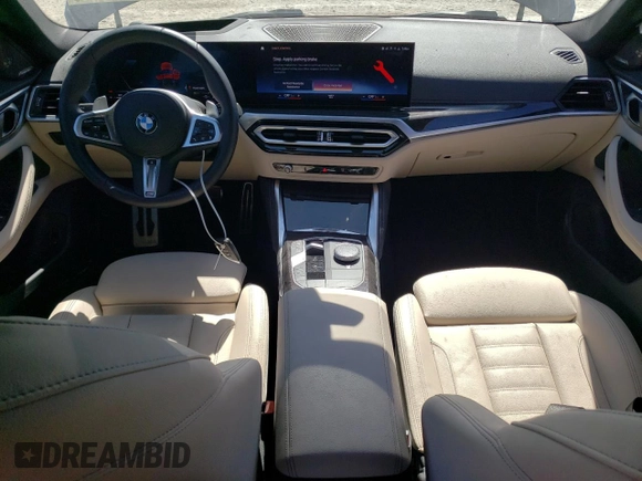 2024 BMW 4 Series M440i with VIN WBA63AW08RFP74812, listed as a Copart auction lot 47379994 with 12,719 mi miles and Non Repairable. Bid and sale history available at DreamBid. Image 8.