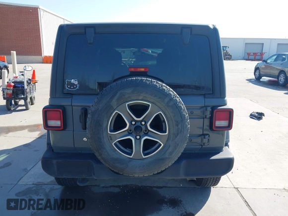 2020 Jeep Wrangler Unlimited Sport S with VIN 1C4HJXDN9LW223055, listed as a IAAI auction lot 41975355 with 61,349 mi miles and . Bid and sale history available at DreamBid. Image 17.