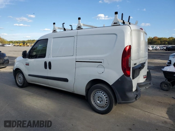 2017 Ram ProMaster City Cargo Tradesman with VIN ZFBERFAB7H6D70133, listed as a Copart auction lot 73535244 with 114,698 mi miles and Salvage Title. Bid and sale history available at DreamBid. Image 2.