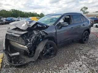 2020 Toyota RAV4 Hybrid XSE with VIN JTMEWRFV2LJ046875, listed as a Copart auction lot 56758375 with 200,889 mi miles and Salvage title. Bid and sale history available at DreamBid. Image 1.