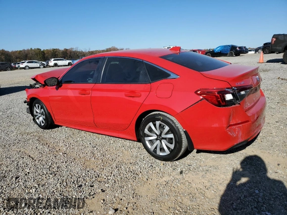2024 Honda Civic LX z VIN 2HGFE2F20RH576701, wystawiony jako Copart lot #83652944 z przebiegiem Nie podano mil oraz Szkoda całkowita • Salvage title. Historia ofert i sprzedaży dostępna na DreamBid. Obrazek 2.