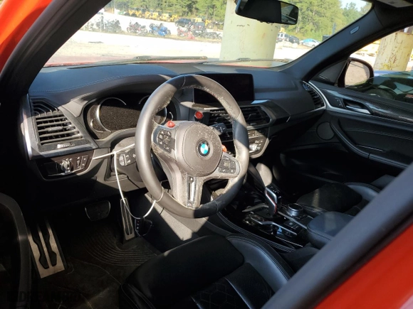 2020 BMW X3 M Competition with VIN 5YMTS0C04LLT10617, listed as a Copart auction lot 75114174 with NaN miles and Salvage Title. Bid and sale history available at carsss.com. Image 8.