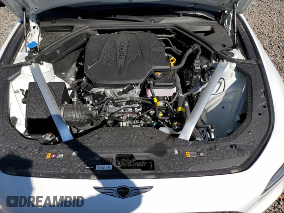 2025 Genesis G70 2.5T with VIN KMTG34SC0SU150613, listed as a Copart auction lot 48740825 with Not provided miles and Salvage title. Bid and sale history available at DreamBid. Image 11.