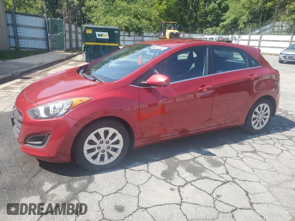 2017 Hyundai Elantra GT with VIN KMHD35LH8HU372757, listed as a Copart auction lot 71398374 with 112,564 mi miles and Clean Title. Bid and sale history available at carsss.com. Image 1.