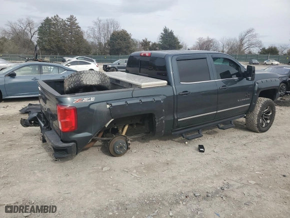 2017 Chevrolet Silverado 1500 LTZ with VIN 3GCUKSEJ3HG415362, listed as a Copart auction lot 47998345 with 142,987 mi miles and Salvage Title. Bid and sale history available at carsss.com. Image 3.