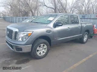 2017 Nissan Titan SV with VIN 1N6AA1EJ3HN536266, listed as a IAAI auction lot 41915308 with 111,472 mi miles. Bid and sale history available at carsss.com. Image 2.