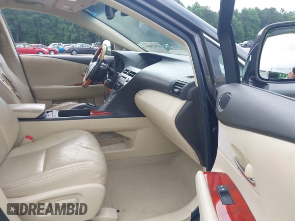2010 Lexus RX 350 with VIN 2T2BK1BA8AC051747, listed as a IAAI auction lot 42625096 with 221,001 mi miles and . Bid and sale history available at DreamBid. Image 5.