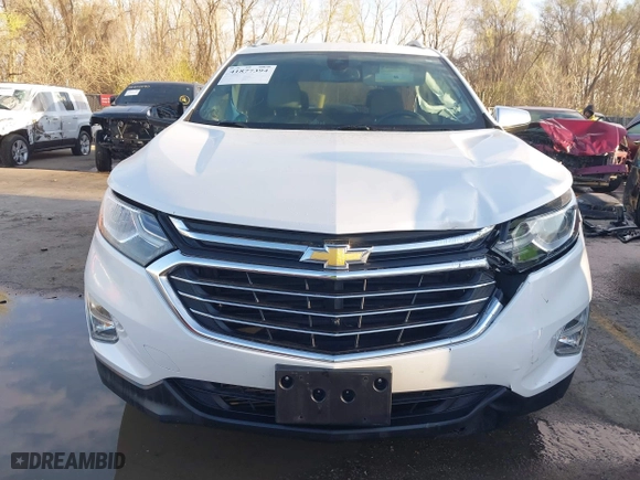 2018 Chevrolet Equinox Premier with VIN 2GNAXVEVXJ6324008, listed as a IAAI auction lot 41877394 with 106,729 mi miles. Bid and sale history available at carsss.com. Image 12.