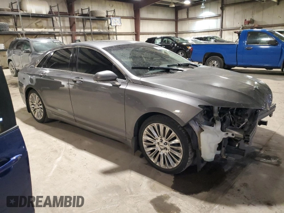 2014 Lincoln MKZ with VIN 3LN6L2J99ER835690, listed as a Copart auction lot 85735564 with 105,132 mi miles and Salvage title. Bid and sale history available at DreamBid. Image 4.