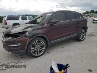 2016 Lincoln MKC Reserve with VIN 5LMTJ3DH7GUJ31756, listed as a Copart auction lot 58563035 with Not provided miles and Salvage title. Bid and sale history available at DreamBid. Image 1.